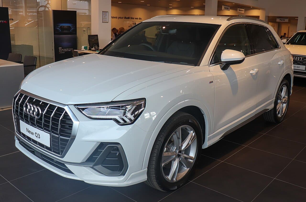 Audi Q3 — Reference photograph of this model. Rental car colour, year and specification are confirmed with your quote.