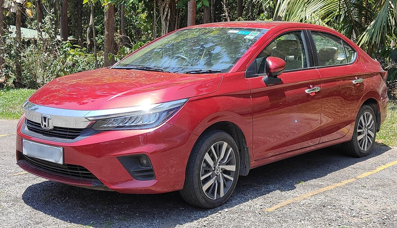 Honda City — Reference photograph of this model. Rental car colour, year and specification are confirmed with your quote.