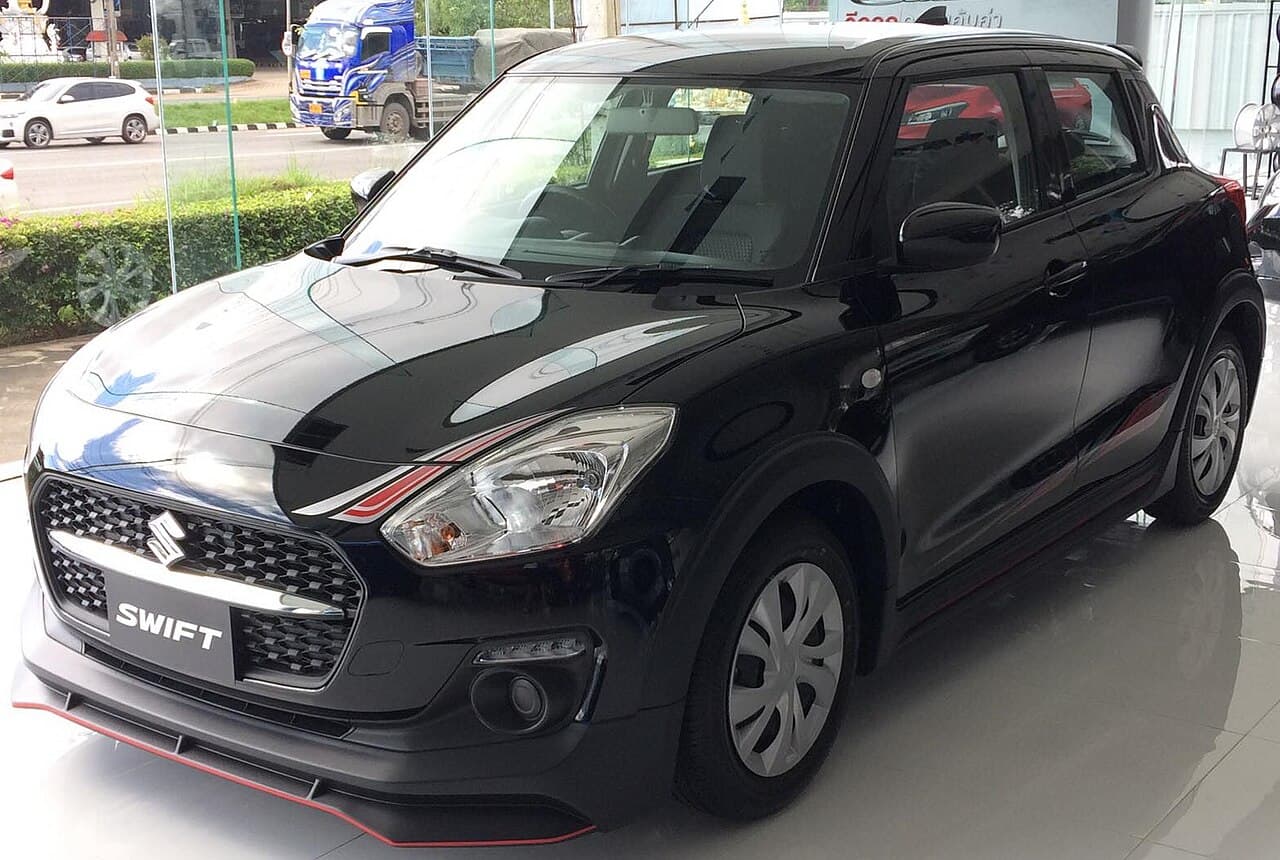 Swift — Reference photograph of this model. Rental car colour, year and specification are confirmed with your quote.
