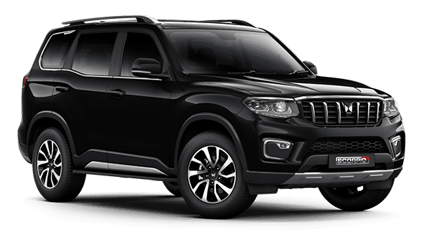 Mahindra Scorpio N manufacturer model illustration; rental colour and specification confirmed with your quote